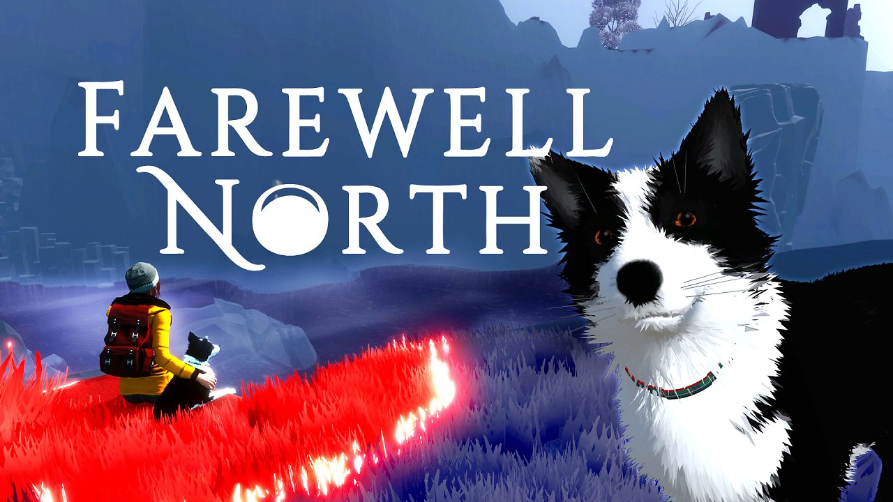 Chesley blickt in die Kamera, daneben das Farewell-North-Logo.