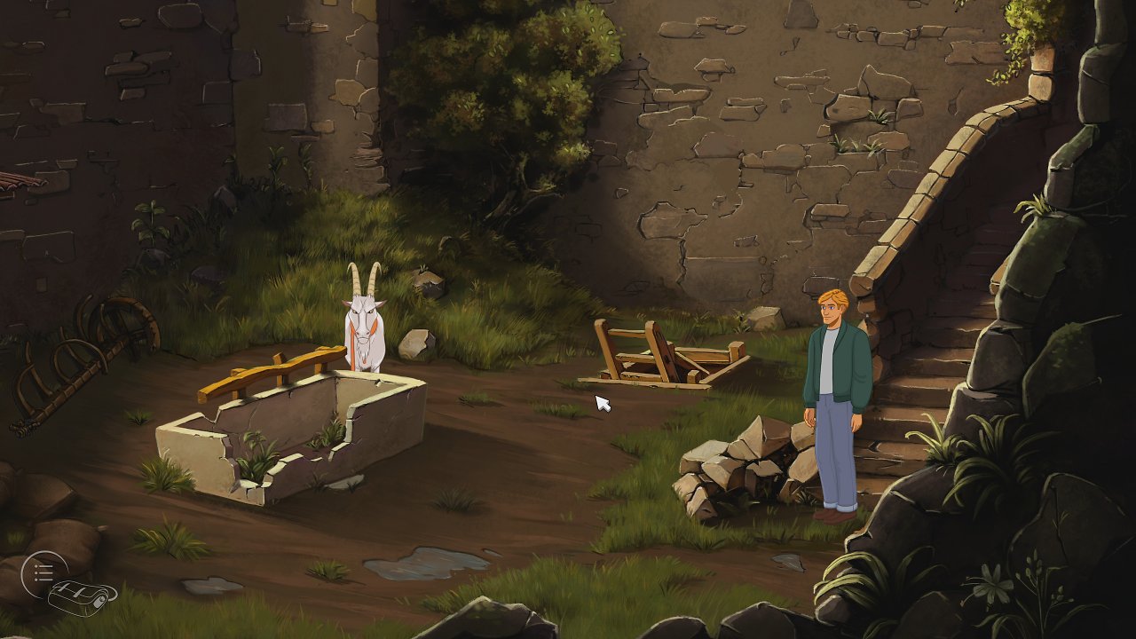 George Stobbard und eine Ziege in Reforged