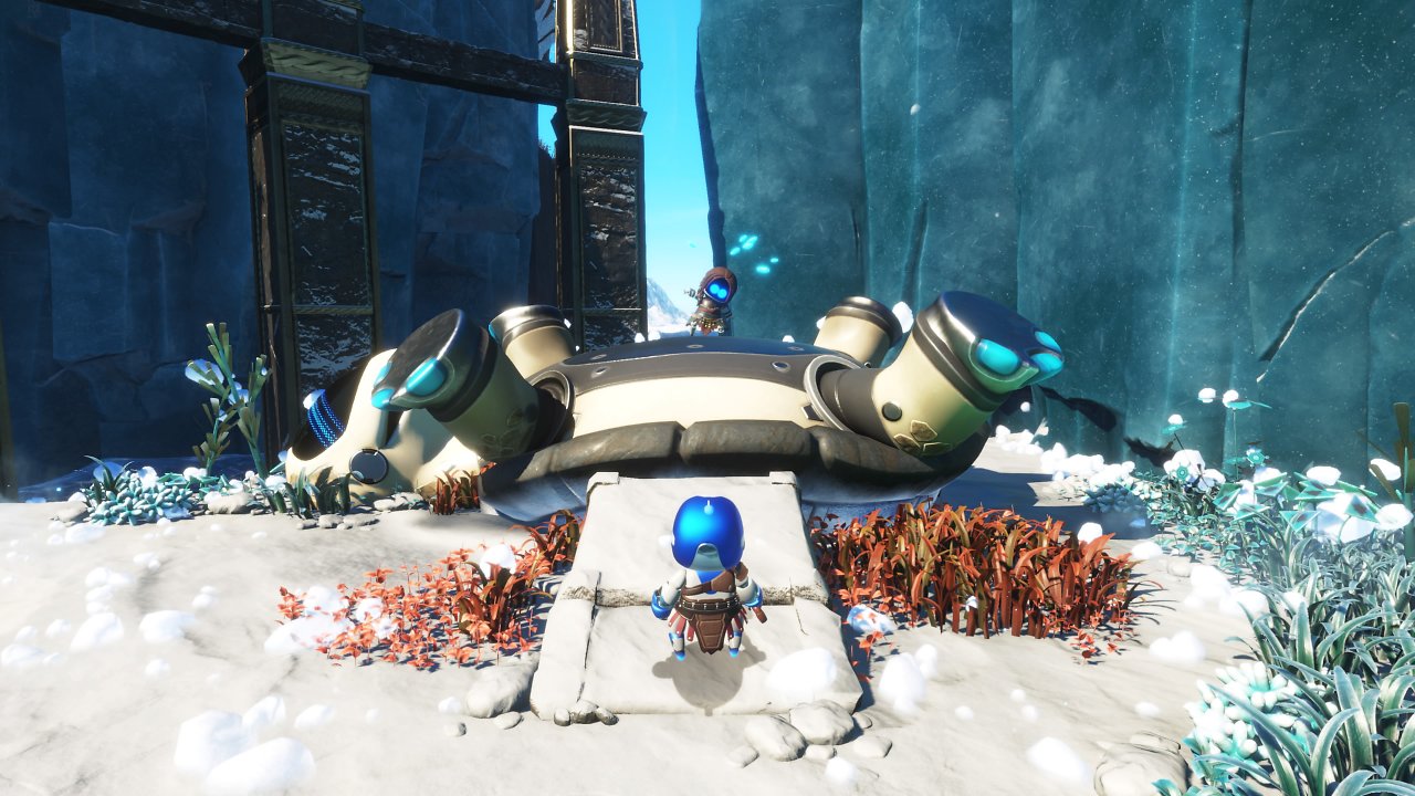 Astro Bot rettet einen anderen Bot