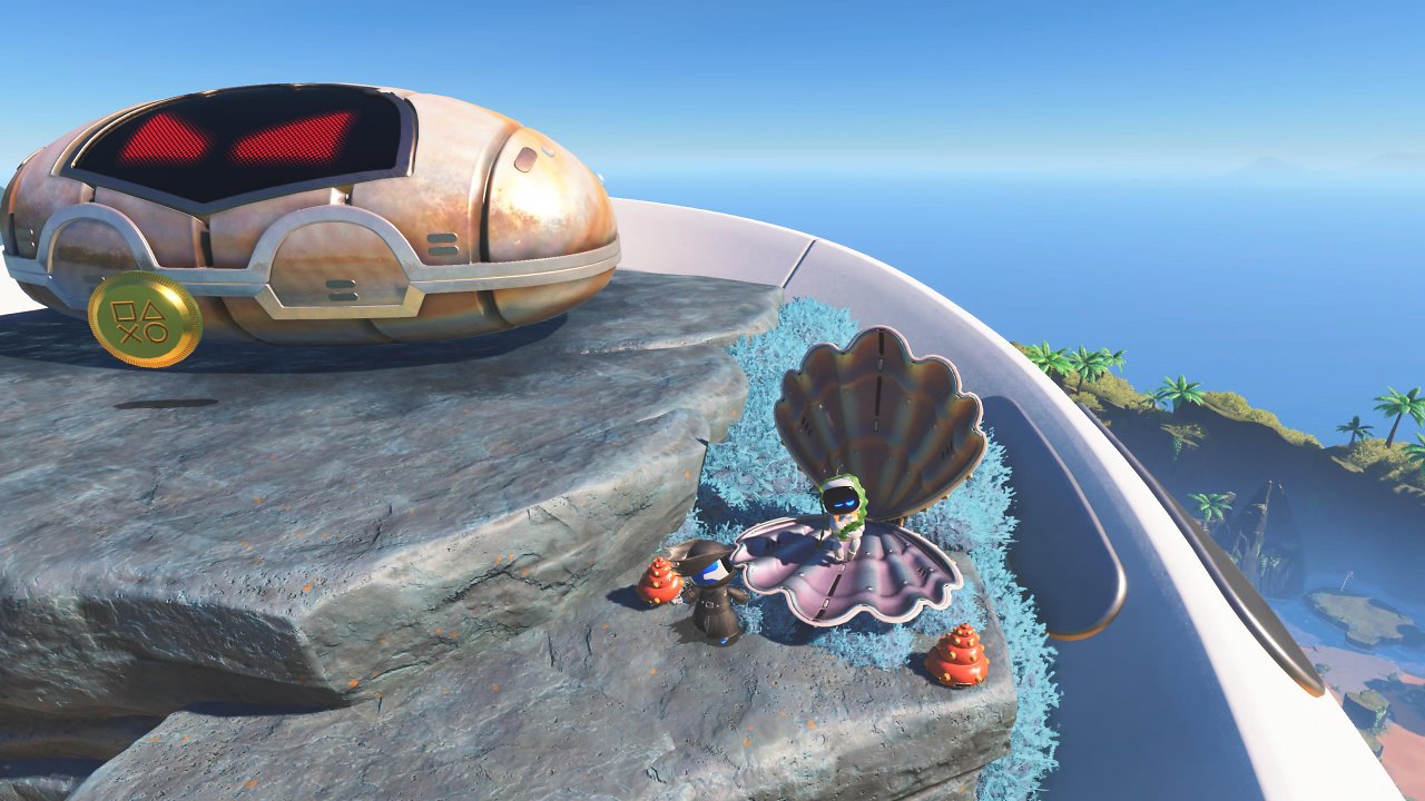 Astro Bot rettet einen anderen Bot