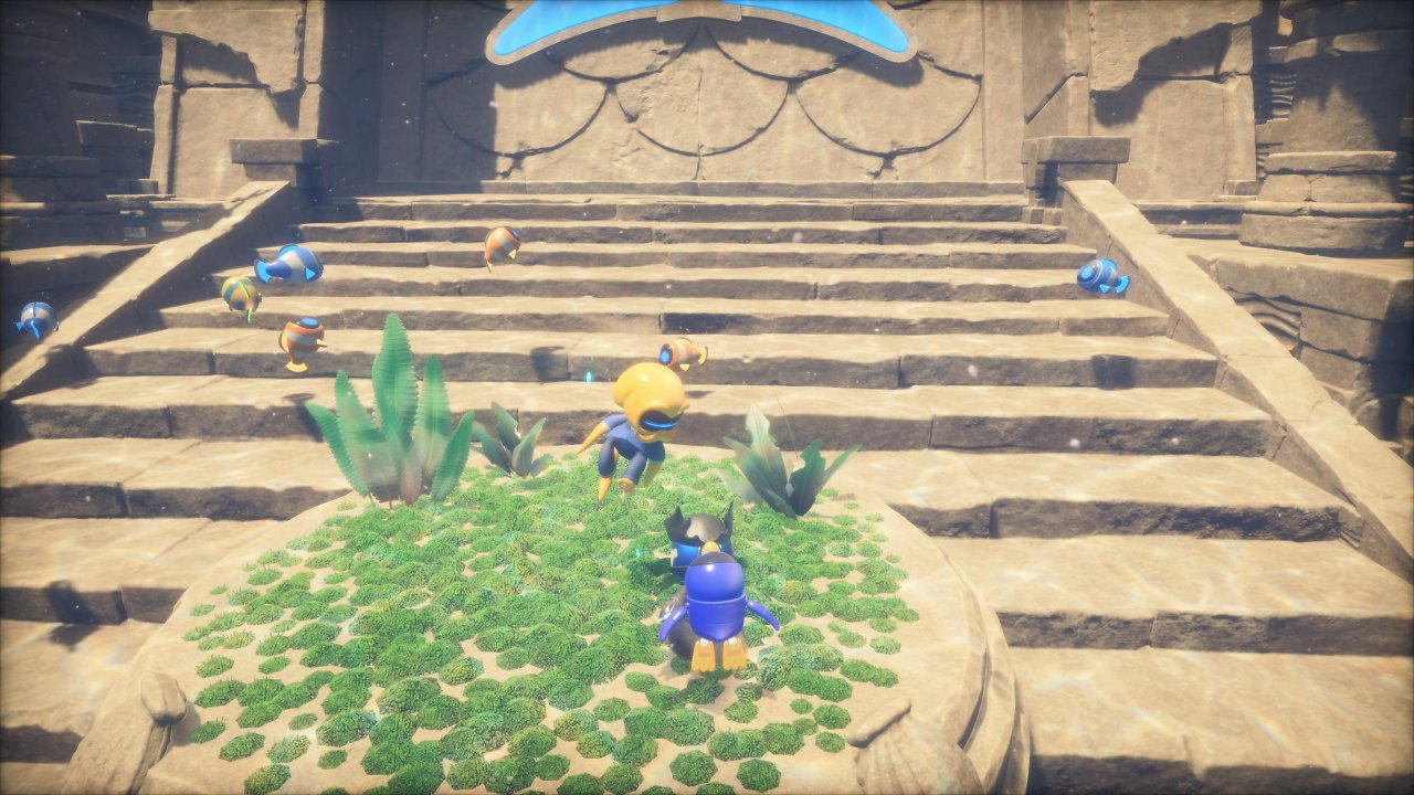 Astro Bot rettet einen anderen Bot
