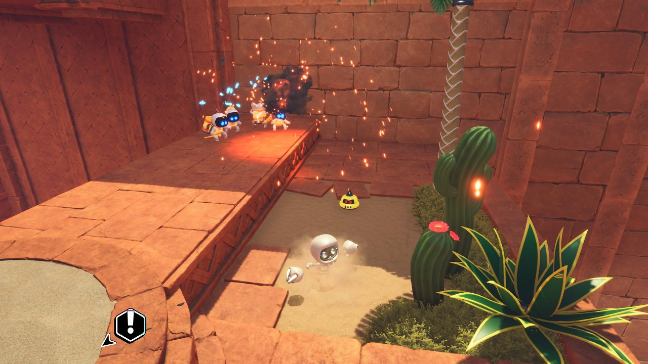 Astro Bot rettet einen anderen Bot