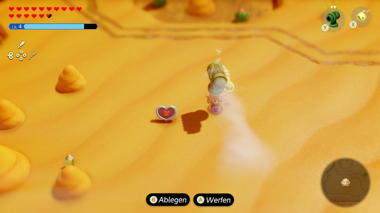 Zelda Echoes of Wisdom Herzteil Gerudo Düne