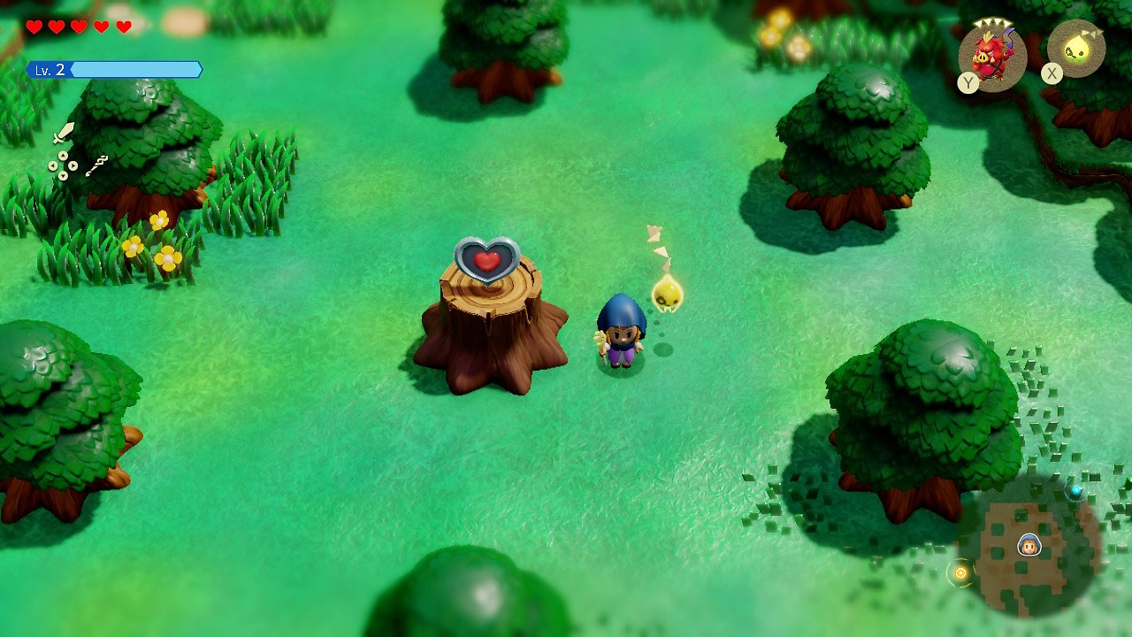 Zelda Echoes of Wisdom Herzteil Hyrule West Baumstamm