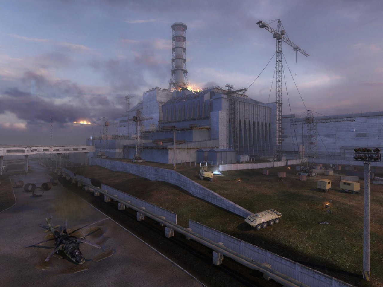 Das Atomkraftwerk Tschernobyl.