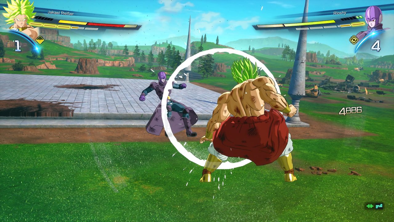Broly im Kampf