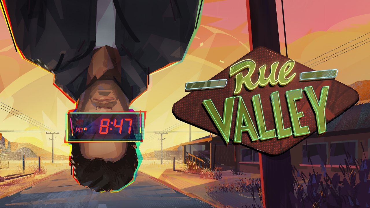 Titelbild von Rue Valley mit Logo.