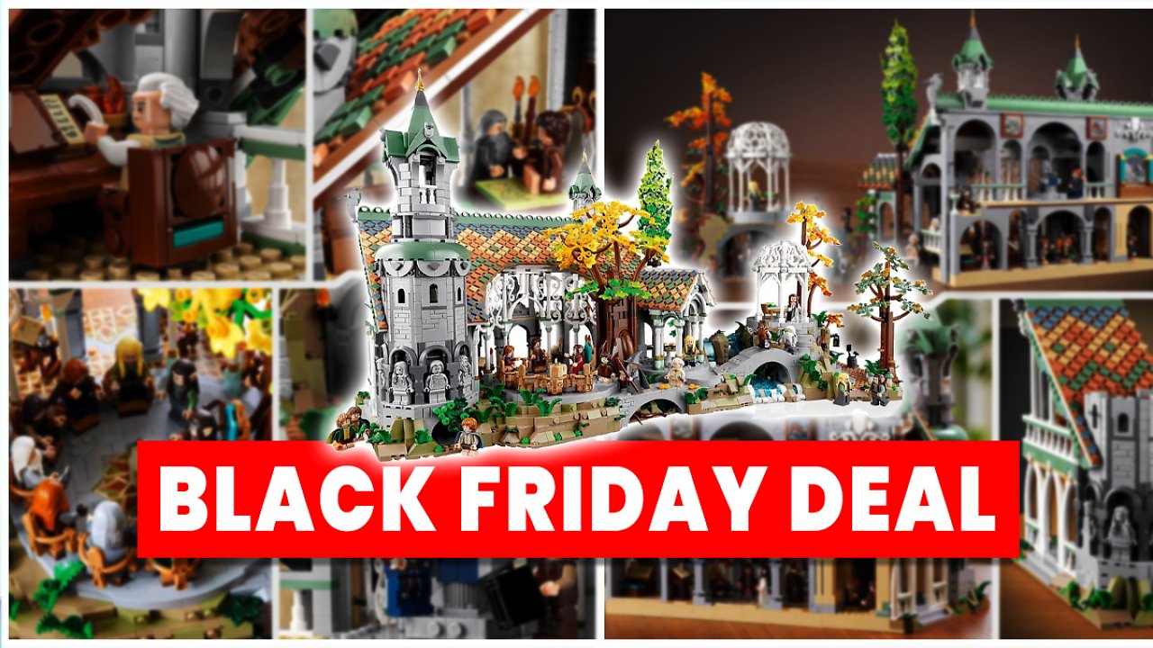 [26/11/2024] Nirgends günstiger zum Black Friday: Lego Icons Der Herr der Ringe Bruchtal fast 90 Euro billiger