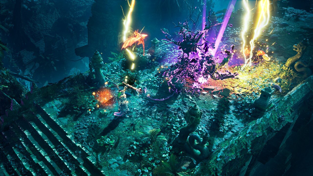 Kampfszene aus Dragonkin: The Banished.