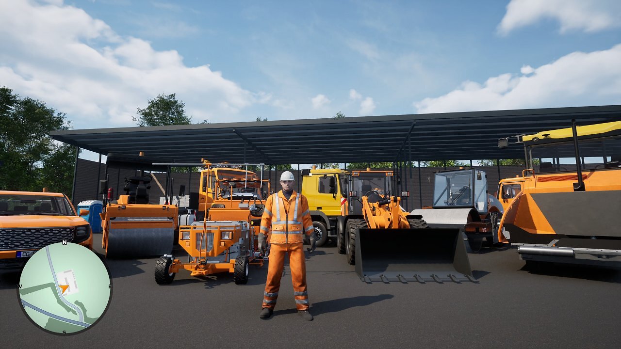 Eine Übersicht über die Fahrzeuge im Straßenmeisterei Simulator 2