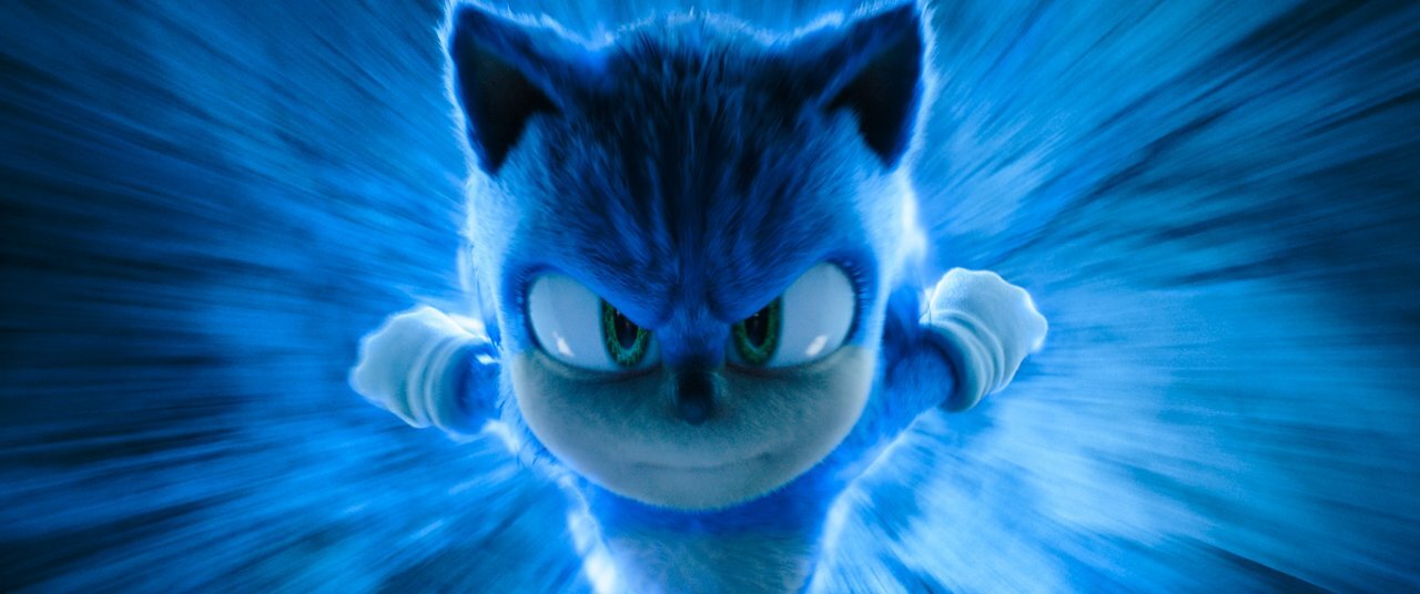 Sonic rennt auf die Kamera zu