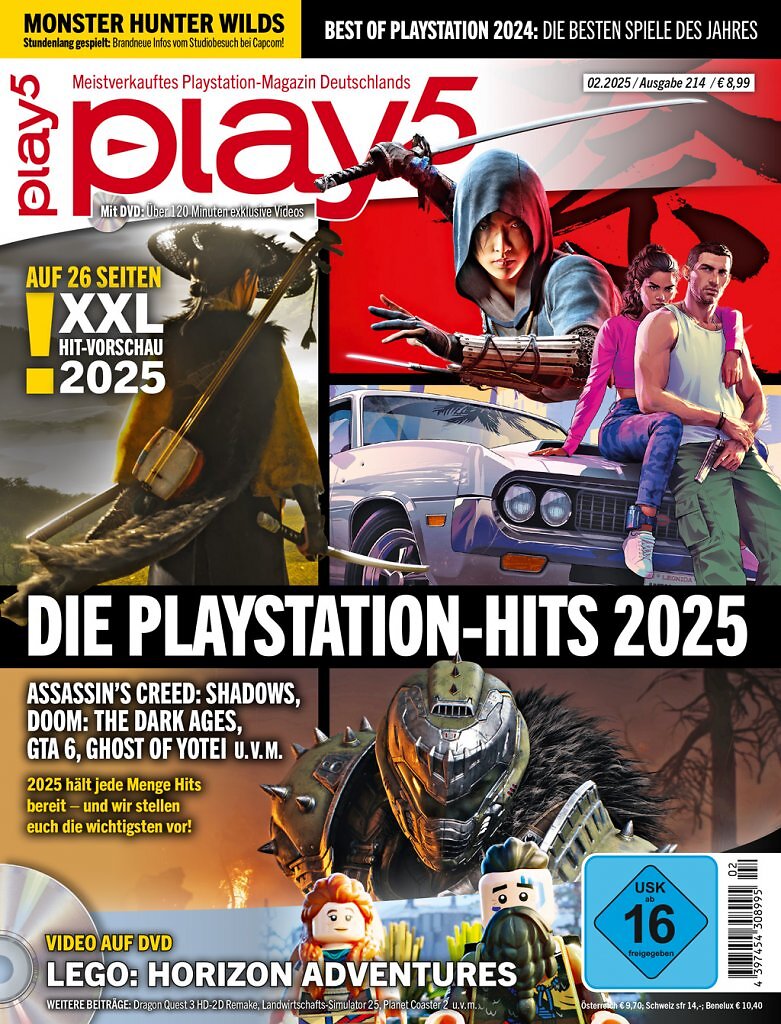 Das Cover der play5 02/25