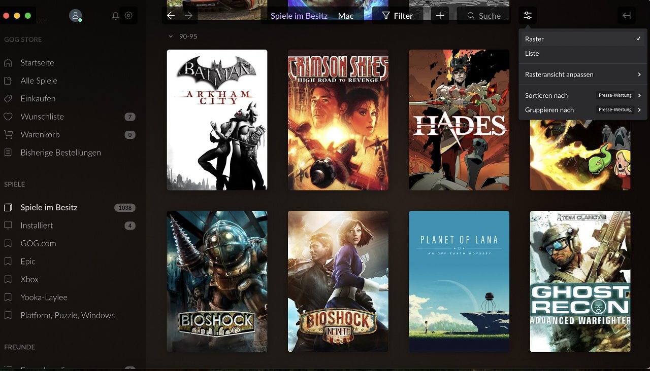 gog galaxy presse wertung