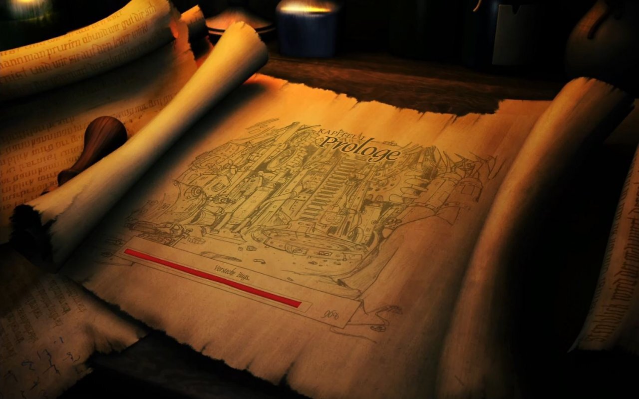 Der Ladebalken aus The Book of Unwitten Tales.