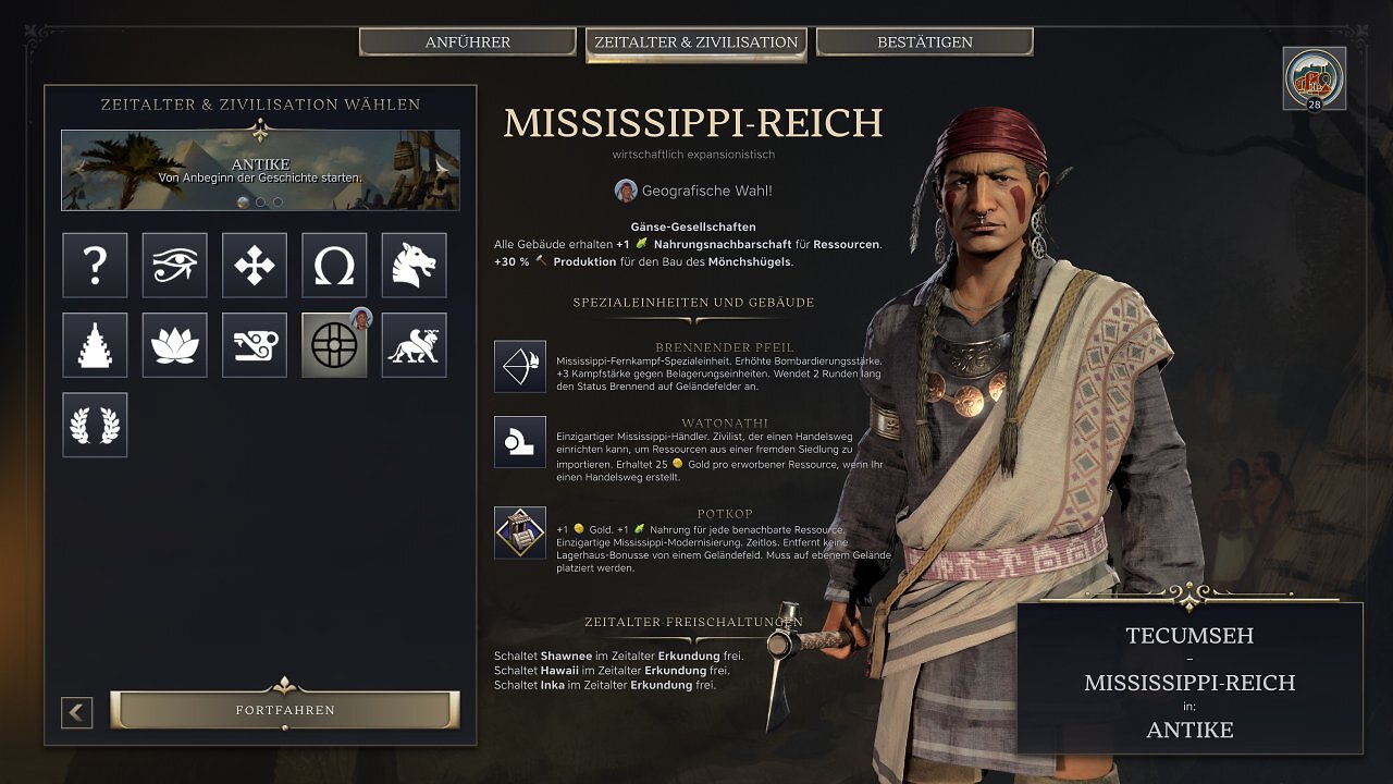 Die Zivilisation Mississippi-Reich
