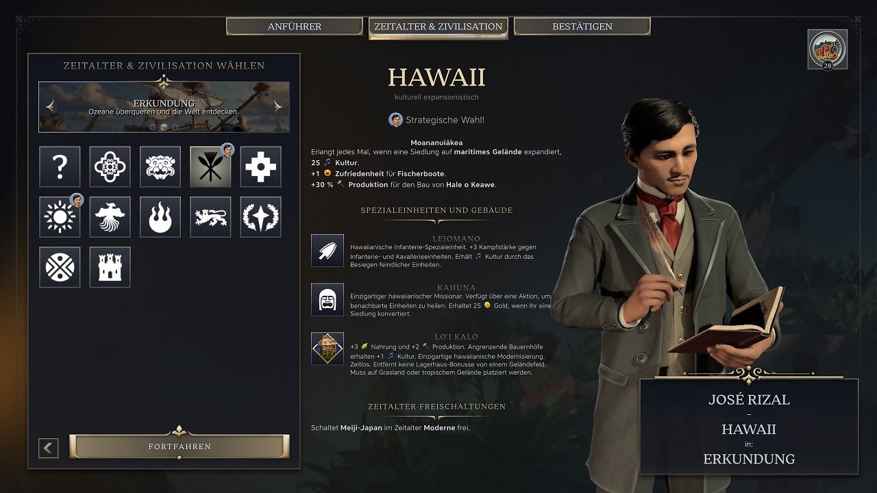 Die Zivilisation Hawaii