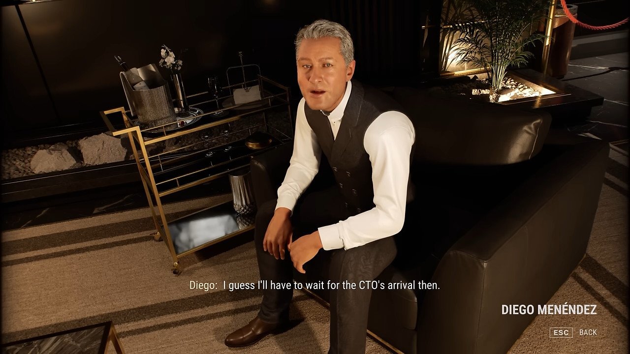Mag eine seriöse Ansprache: der Manager aus Covert Protocol.