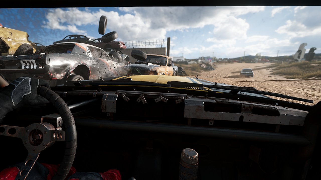 Gameplay aus der Cockpit-Perspektive in Wreckfest 2