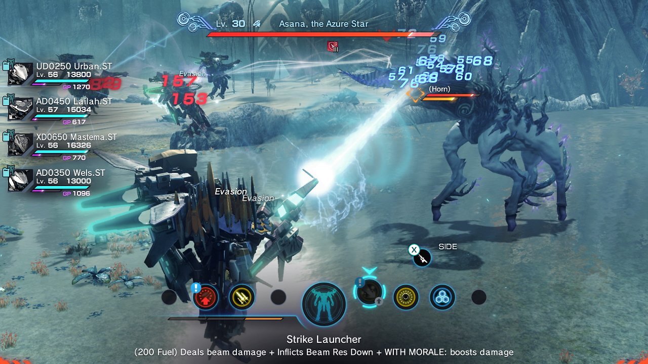 Kampf mit Skell gegen einen Feind