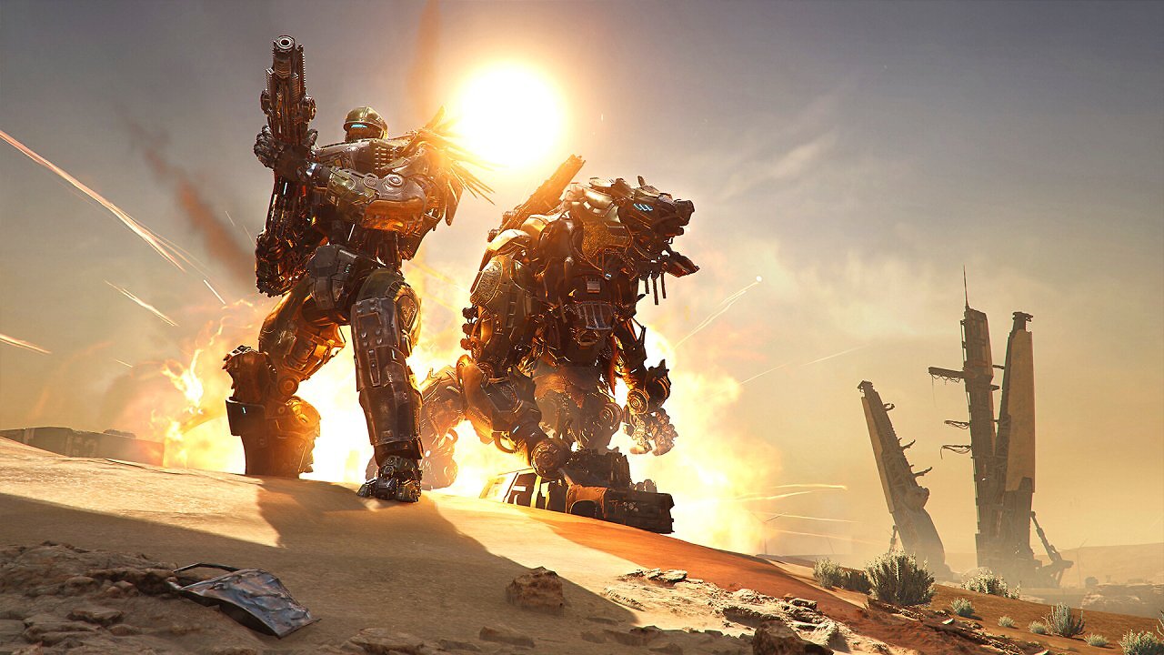 Steel Hunter im Sonnenuntergang