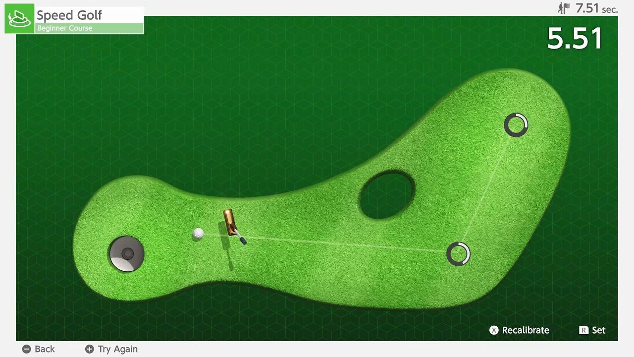 Minigolf-Spiel
