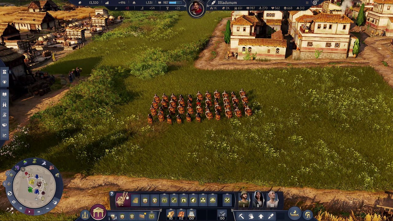 Ein Trupp Legionäre