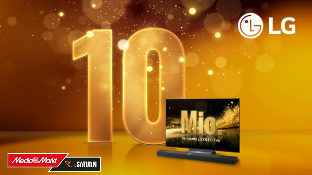 LG-Jubiläumsaktion: Fernseher, Soundbars & Gaming-Monitore bis zu 66% günstiger bei MediaMarkt