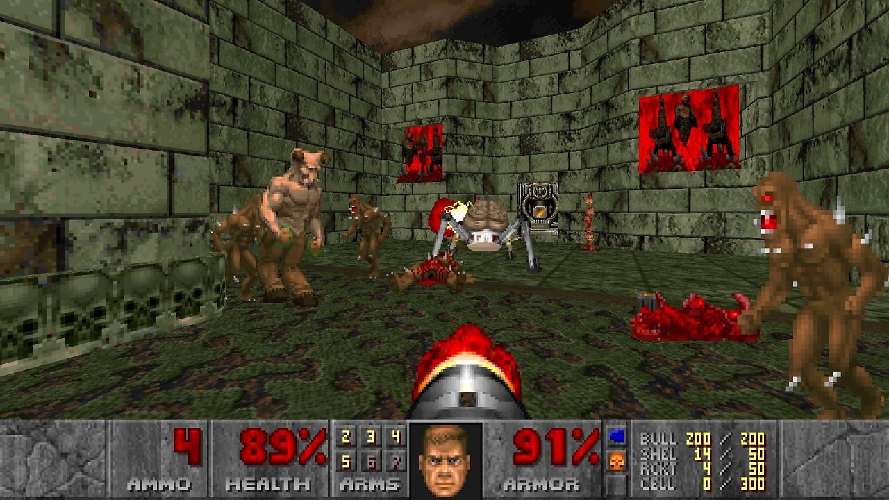 Eine Actionszene aus Doom