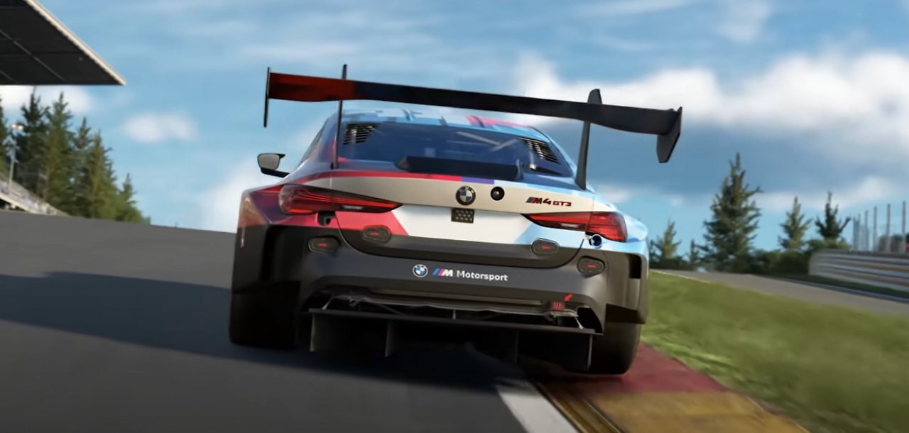 Der BMW M4 GT3 auf der Strecke von Spa-Francorchamps