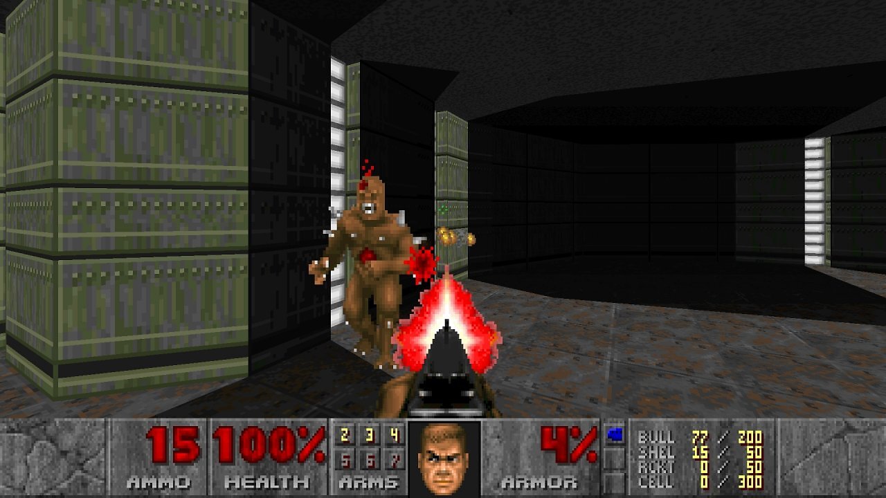 Ein Screenshot aus Doom