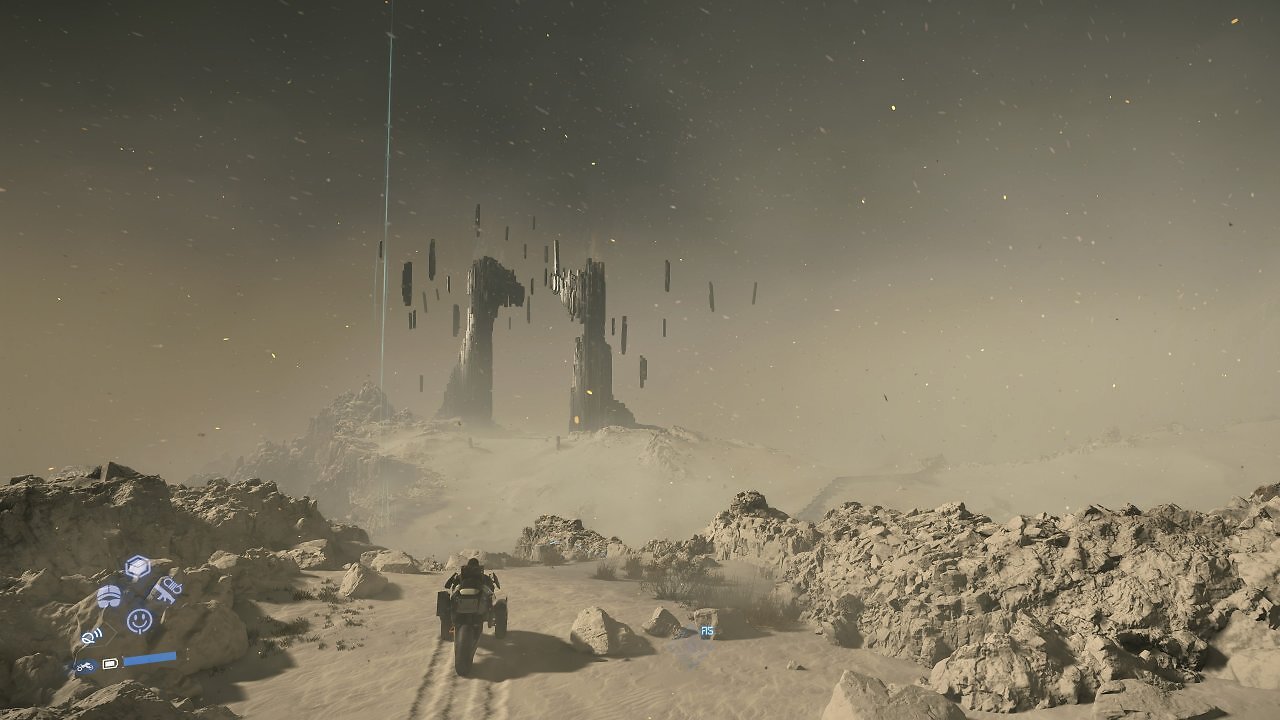 Das Plattentor in Mexiko in Death Stranding 2.