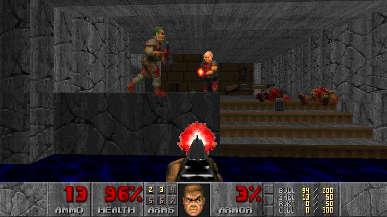 Eine Szene aus Doom 2