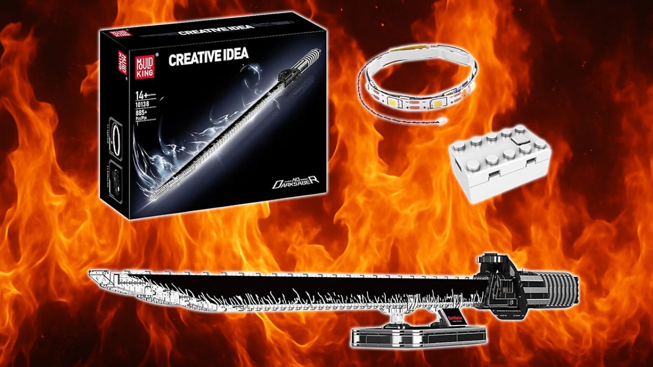 [16/06/2025] Ist das Mandos Dunkelschwert? Lego-Rivale schießt beleuchtetes Dark Saber aus Noppensteinen raus