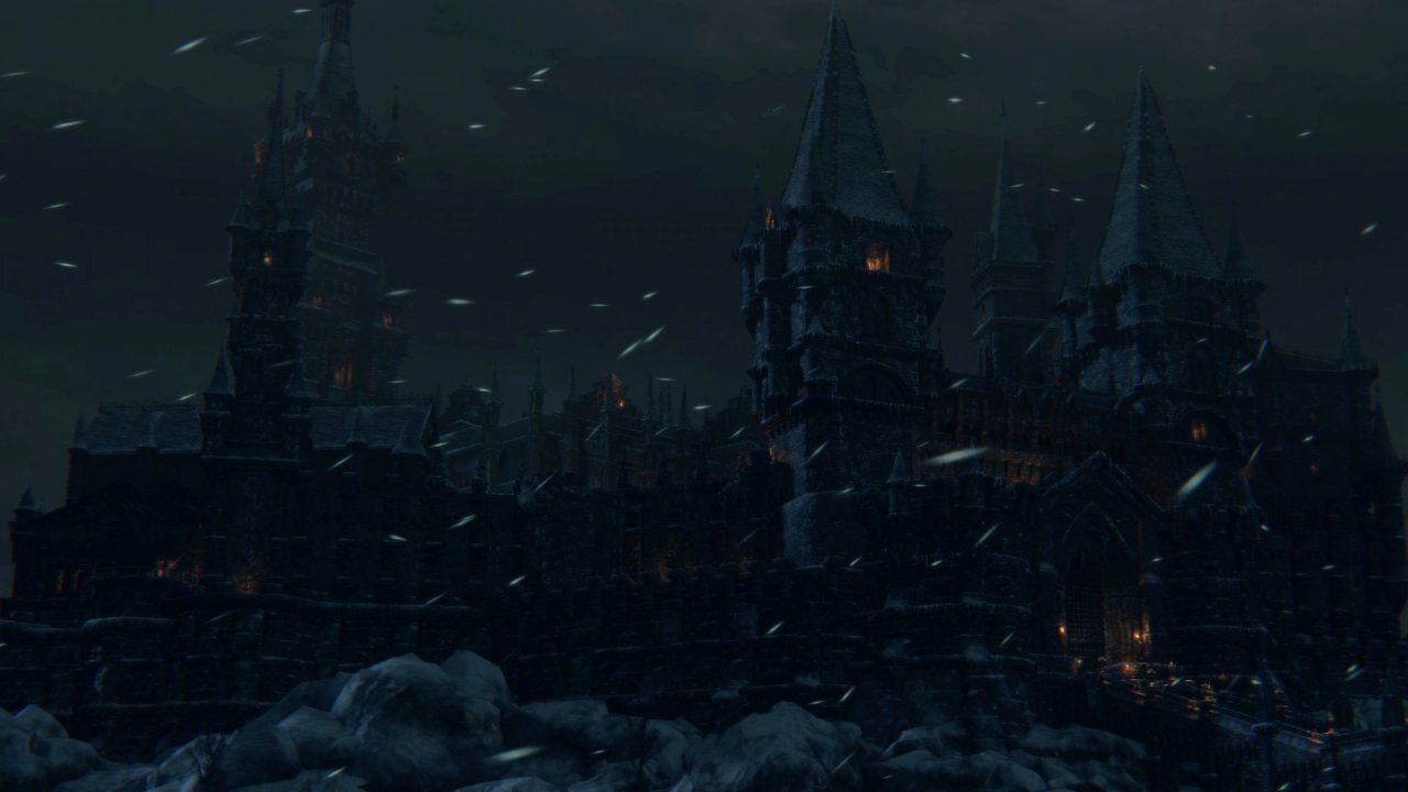 Das Verlassene Schloss Cainhurst aus Bloodborne im Panorama
