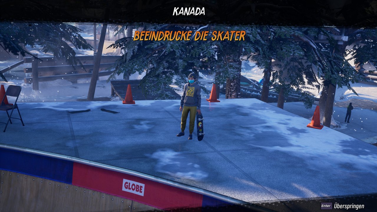 Beeindrucke die Skater