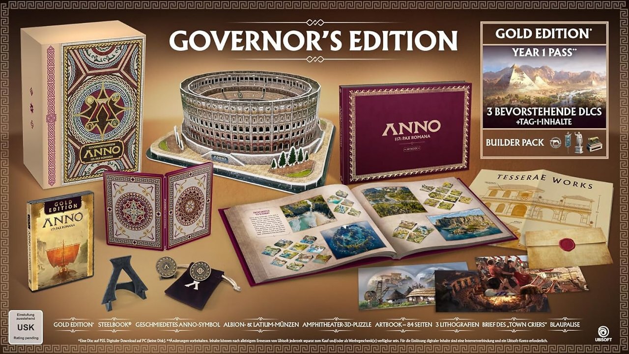 [21/08/2025] Die Governor's Edition bietet eine Fülle an physischen und digitalen Inhalten.