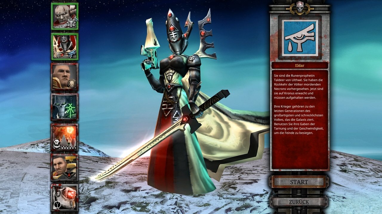 In Dark Crusade sucht ihr euch eine von neun Fraktionen aus.