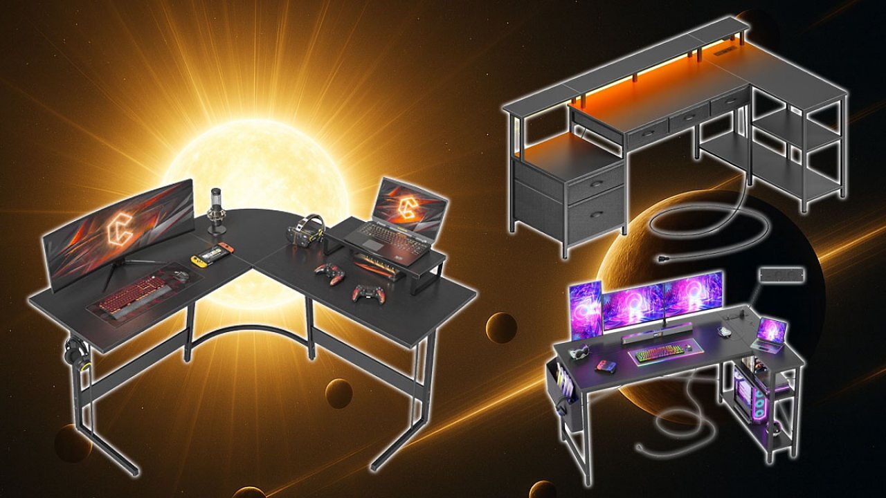 [19/08/2025] Preisschwund mit Zeitlimit: Bei Amazon gibt's Gaming-Tische in L-Form ab 34 €