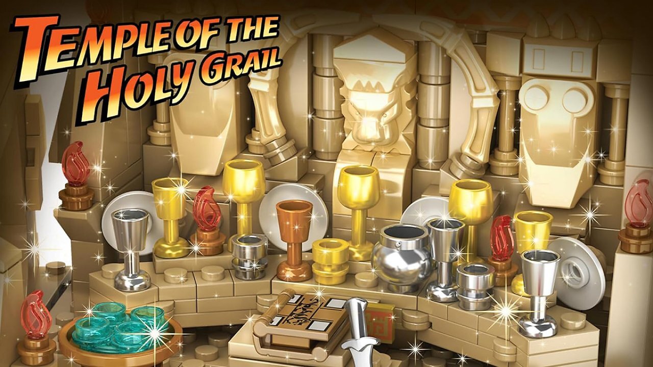 [31/08/2025] Kein Lego Indiana Jones mehr? Jetzt MOC zum Tempel des heiligen Grals für unter 3 Cent pro Klemmbaustein sichern!