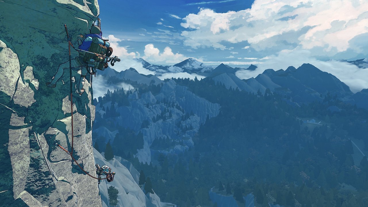 Für diese schöne Aussicht lohnt es sich auf jeden Fall auch mal den Blick von der Felswand abschweifen zu lassen.