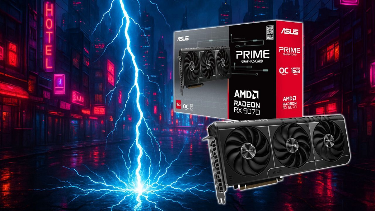 [12/09/2025] Geforce im Nacken: Asus Radeon RX 9070 OC rauscht bei Amazon klar unter Vergleichspreis aus Lager (1)