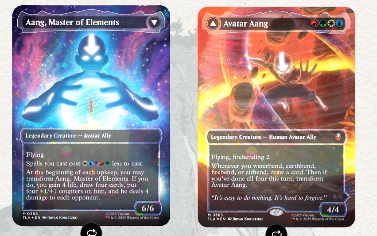 Doppelseitig Karte Highlight Avatar Magic The Gathering