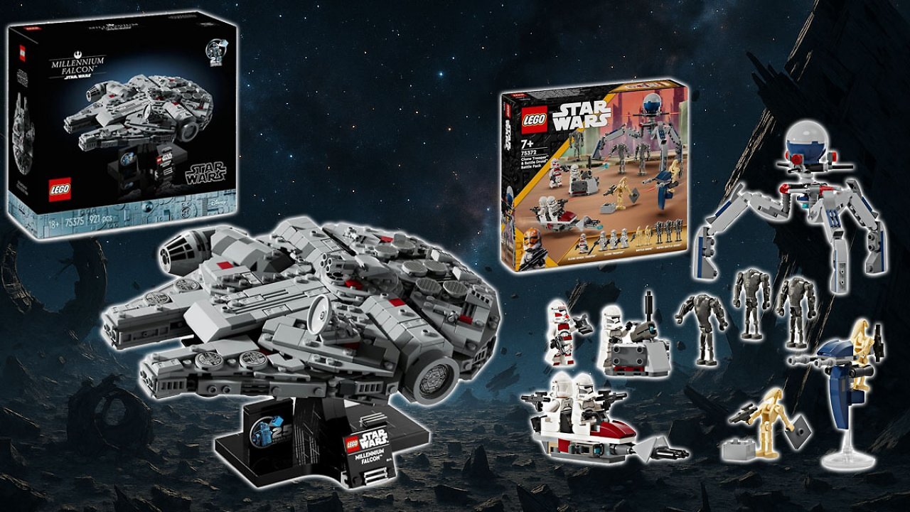 [12/09/2025] Amazon jagt raus: Berühmtes Mini-Figuren Set für 15 Euro, Lego Star Wars Falke für keine 50
