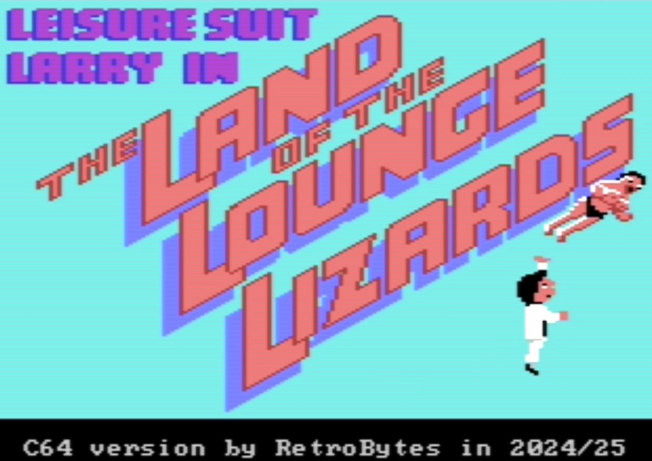 [17/10/2025] Im Intro jagt Larry Laffer einer davonfliegenden Gummipuppe hinterher, während die Titelmelodie ertönt – die am C64 viiiel besser klingt.&nbsp;
