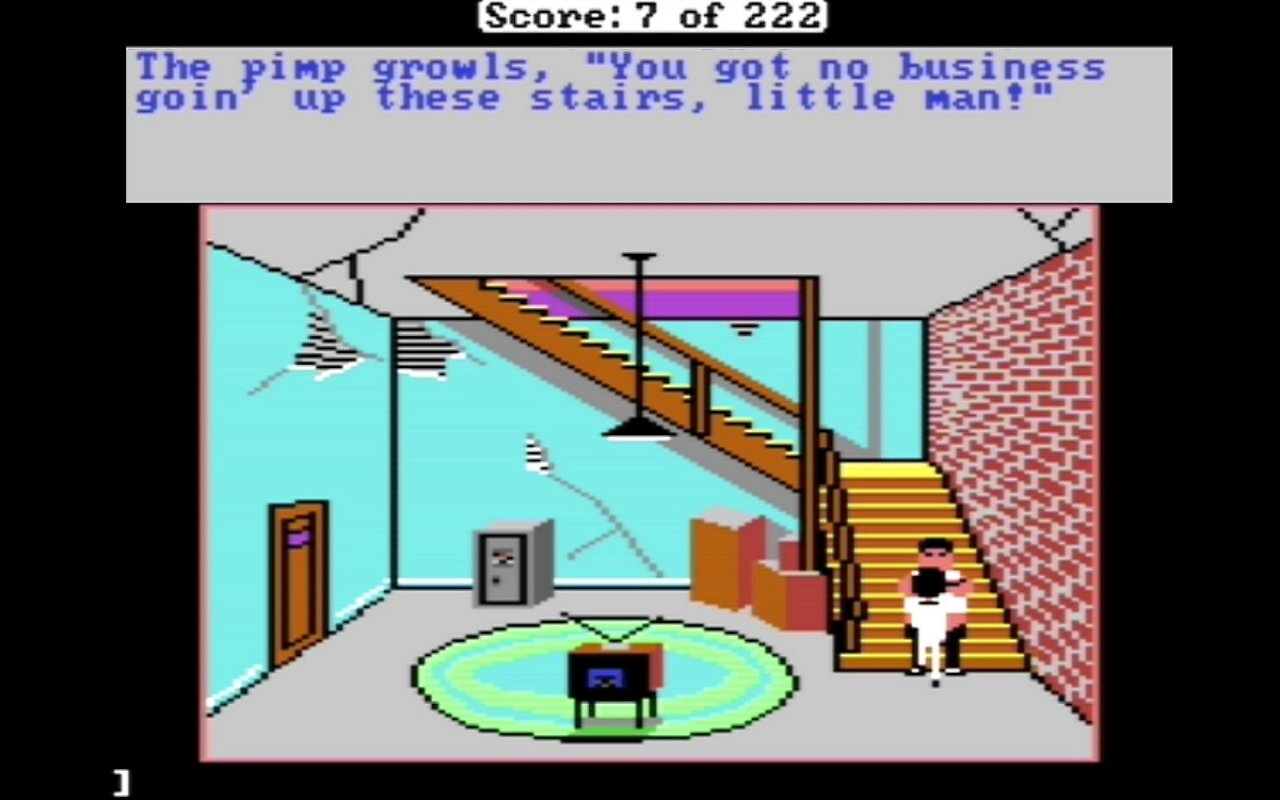 [17/10/2025] Der direkte Vergleich zwischen der EGA-Version am PC (links) und der C64-Fassung zeigt: Die Dialoge verdecken nichts mehr vom Bild.&nbsp;
