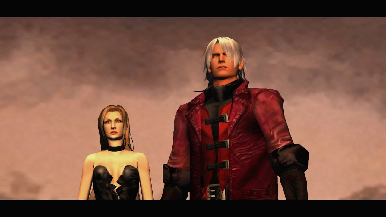 [21/10/2025] Dante und Trish stehen episch auf Mallet Island. Wobei Trishs Gesicht weniger Ausdruck zeigt ...