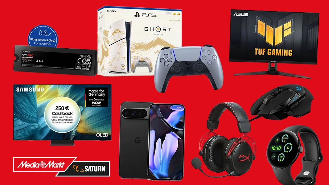 MediaMarkt schenkt nicht nur MwSt. - Rabatte bis 70%: Die 30 besten Angebote der Mega-Aktion