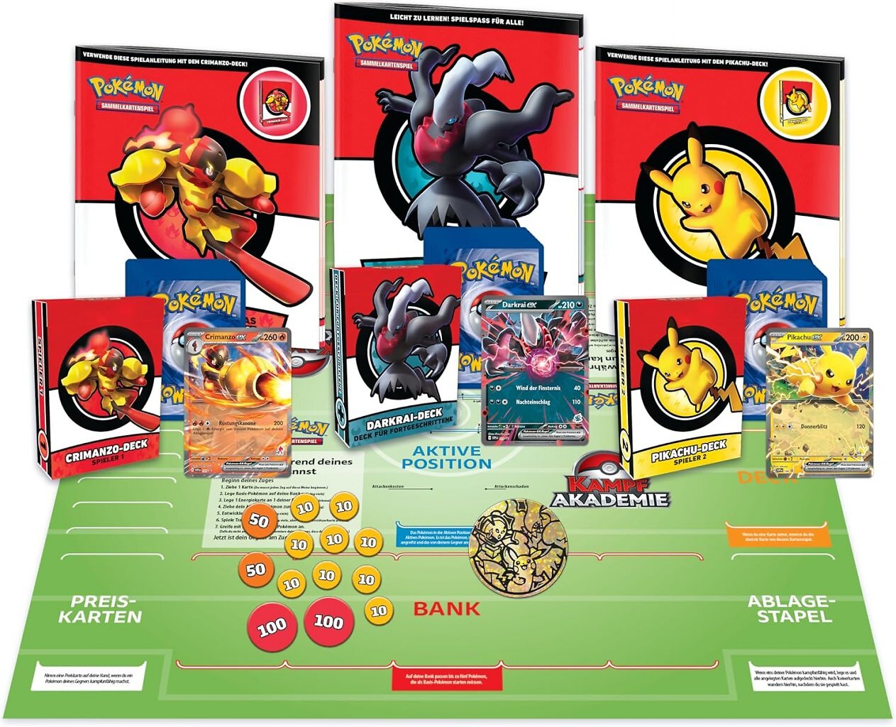 Deck Pokémon Kampfakademie Starterset
