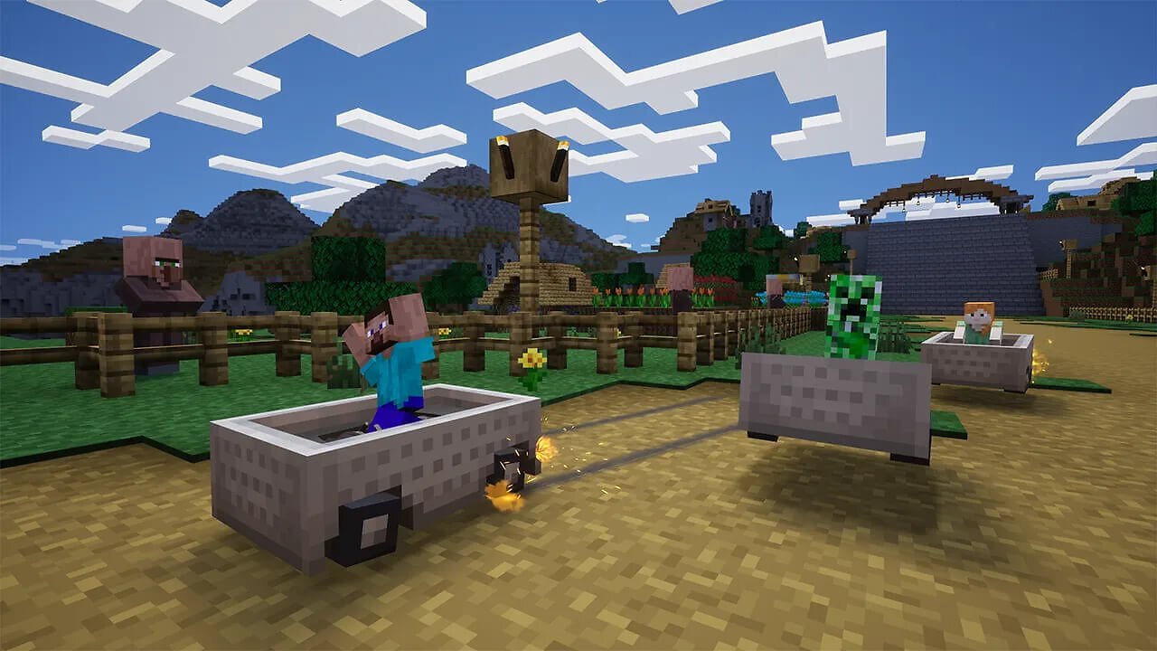 Sonic Racing: CrossWorlds Minecraft DLC Pack