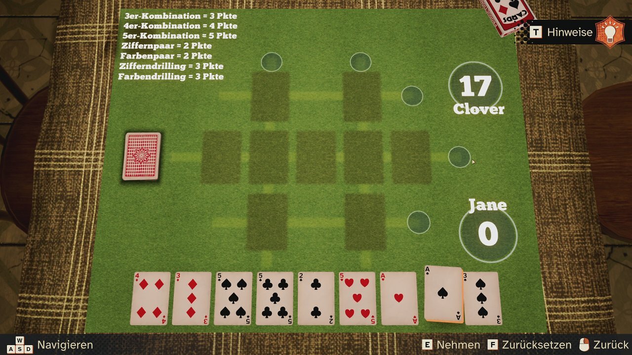 [01/10/2025] Die Rätsel sind durchweg kreativ gestaltet. So dürft ihr auch einmal euren Grips im Kartenspiel oder bei einer Partie Mahjong beweisen.